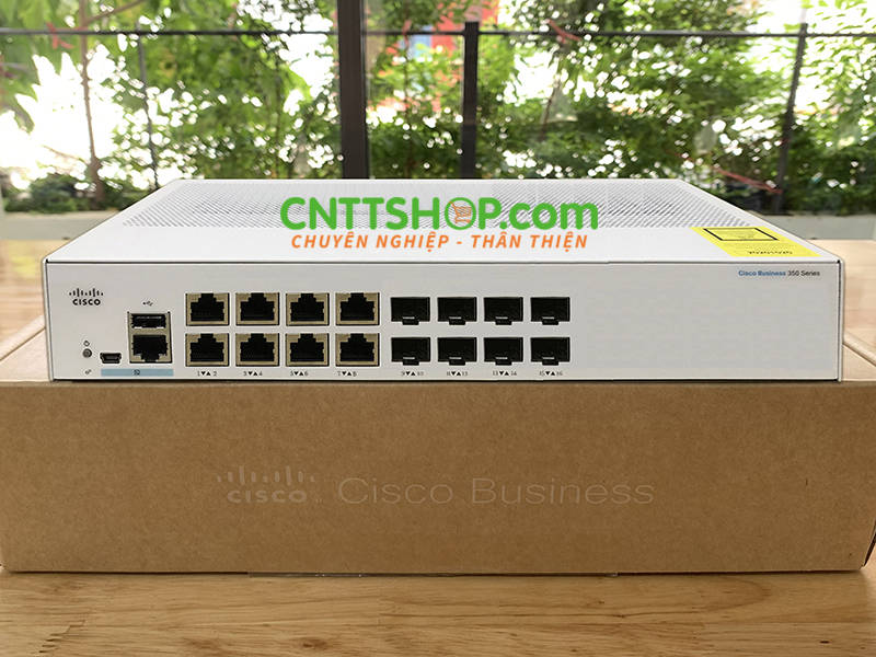 Cisco CBS350-16XTS-EU 8x copper ports, 8x SFP+,1 GE management port