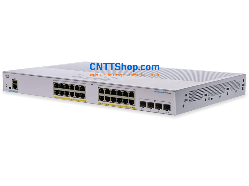 Switch Cisco CBS250-24P-4G-EU 24x GE, PoE+ 195W, 4x SFP Uplink Port