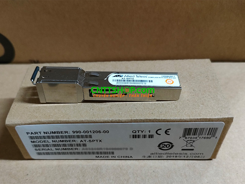 AT-SPSX - Module quang Allied Telesis 1000SX SFP, LC, MMF, 850 nm