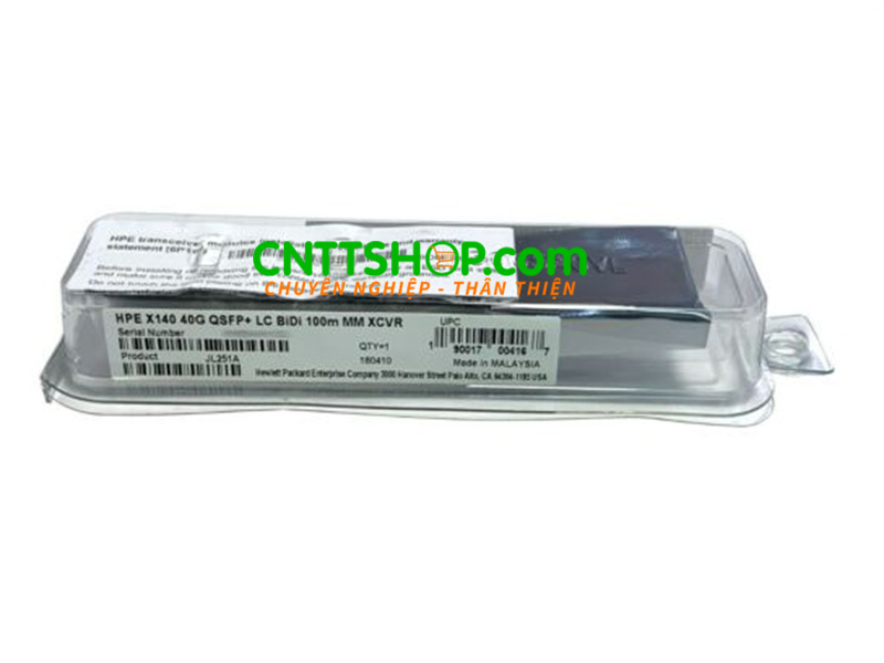 JL251A HPE X140 40G QSFP+ LC BiDi 100m MM Transceiver