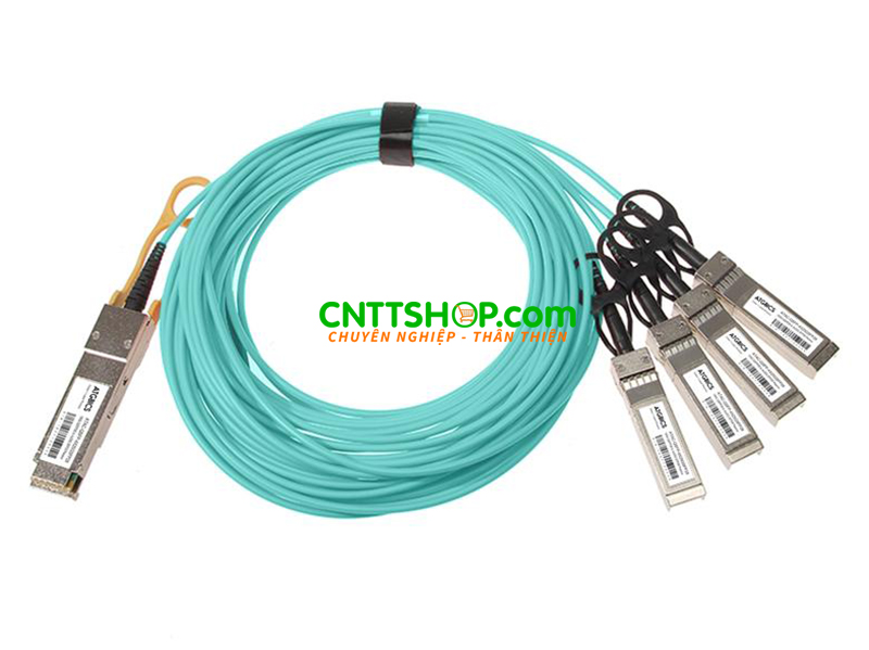 Cable AOC Dell AOC-QSFP- 4SFP28- 25G-30M QSFP28 to 4×SFP28 optical cable