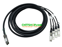 Cable DAC Dell DAC-QSFP-4SFP-10G-5M QSFP+ to 4×SFP+ copper cable