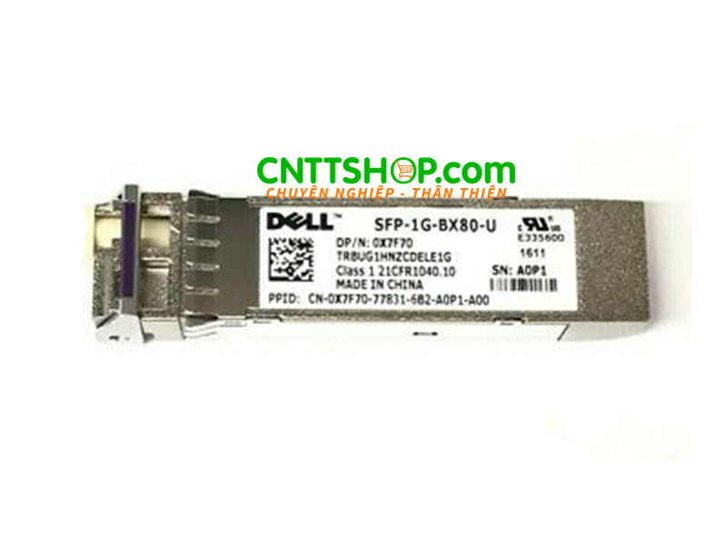 Dell SFP SFP-1G-BX80-U 1000BASE-BX80-U 80km SMF simplex LC