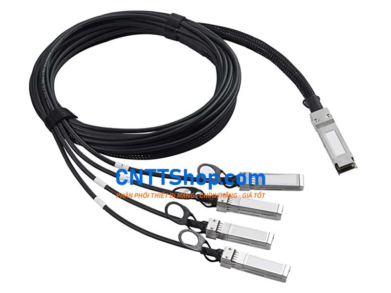 Cáp HPE 721064-B21 BLc 40G QSFP+ 4x10G SFP+ 3m DAC Cbl Chính Hãng