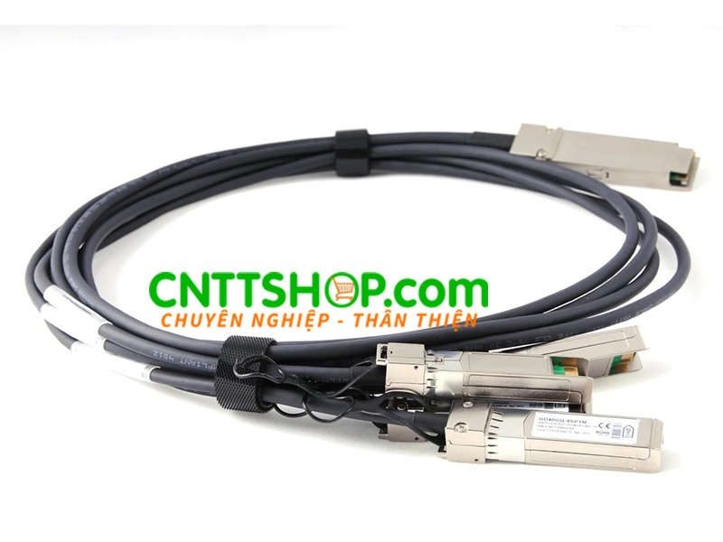 JG331A HPE X240 40G QSFP+ to 4x10G SFP+ 5m Direct Attach Copper Splitter Cable