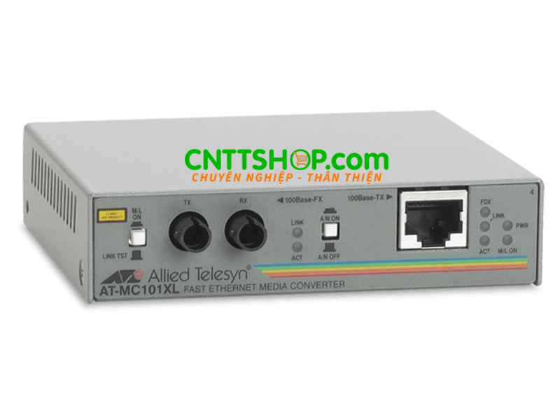 Converter quang Allied Telesis AT-MC101XL 100TX to 100FX MMF 2km