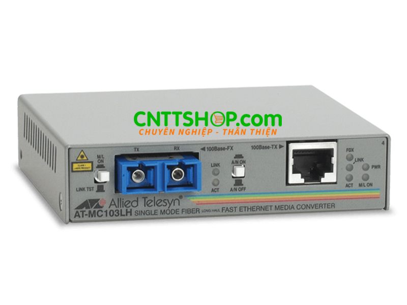 Converter quang Allied Telesis AT-MC103LH UTP to SMF SC 40km fiber